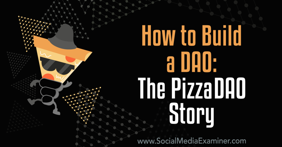 DAO Nasıl Oluşturulur: PizzaDAO Öyküsü: Sosyal Medya İnceleyicisi