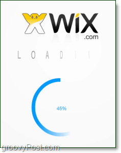 wix flash web sitesi eidtor'unun yüklenmesi biraz zaman alabilir