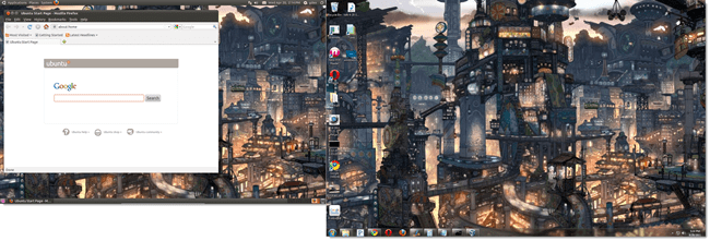 çift ​​ekran ubuntu pencerelerinde sanal kutu