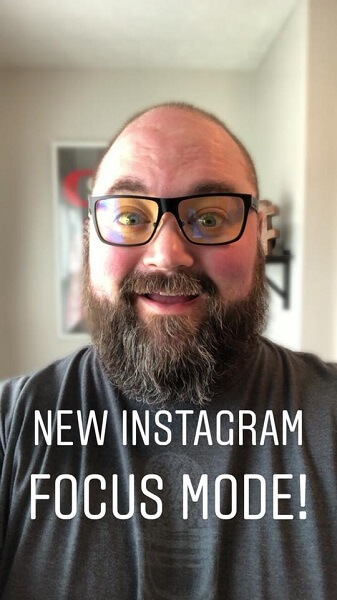 Instagram, stilize, profesyonel bir fotoğrafçılık görünümü için yüzünüzü keskin tutarken arka planı bulanıklaştıran bir portre modu özelliği olan Focus'u kullanıma sunuyor.