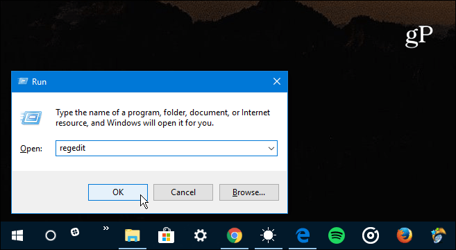 1 Regedit Windows 10'u çalıştırın
