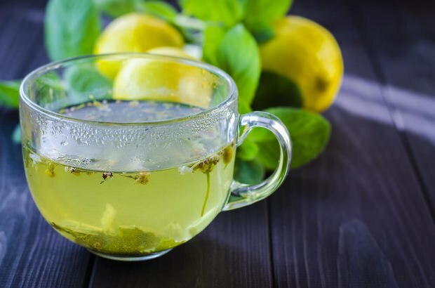 yeşil çay limon maden suyu kürü