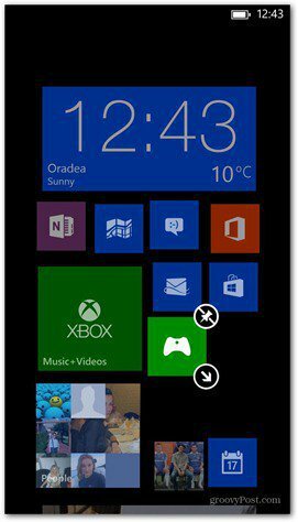 Windows Phone 8 fayans 2 özelleştirmek
