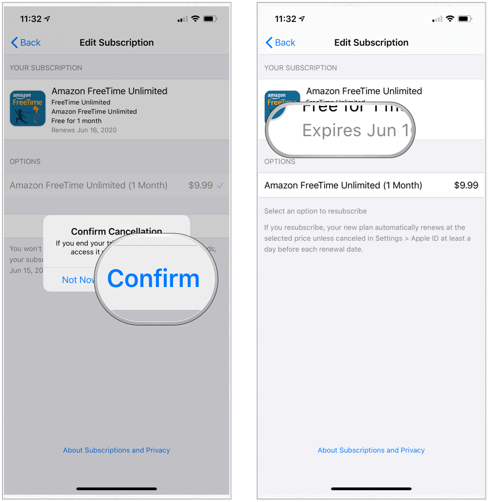 App Store İptal Onayı