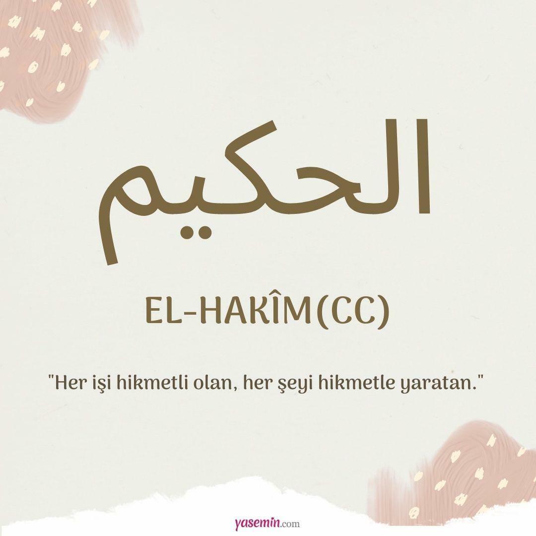 El-Hakim (cc) ne demek?