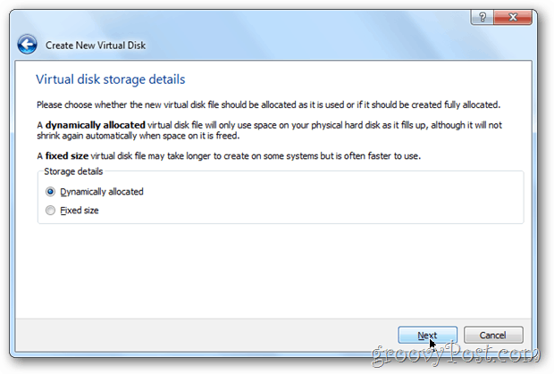 VirtualBox dinamik mi sabit mi? Windows 8