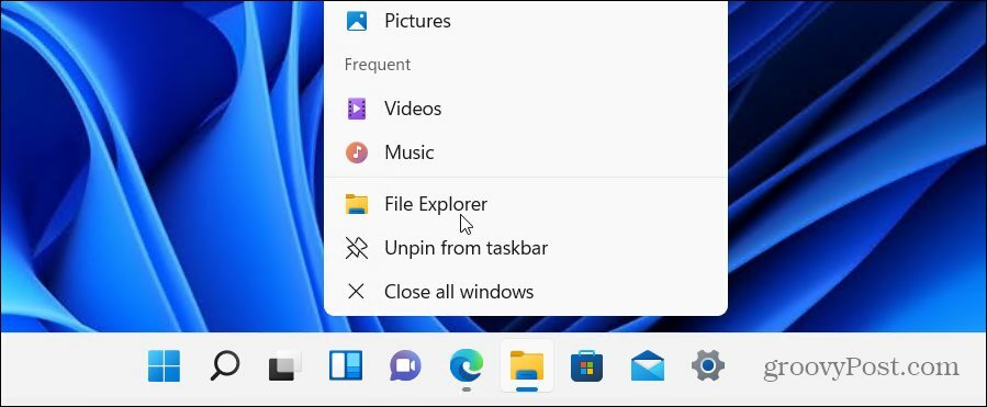  Dosya Gezgini Windows 11'i başlatın