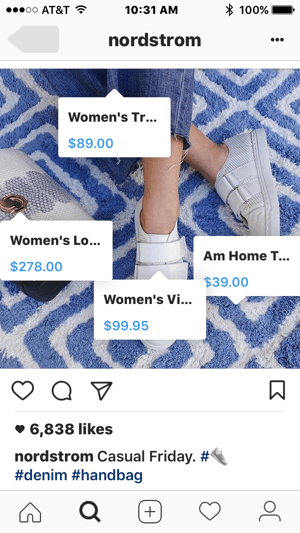 Alışveriş yapılabilir ürün etiketleri, Instagram kullanıcılarının ürünlerinizi satın almasını kolaylaştıracaktır.