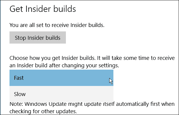 Windows 10 Insider derlemeleri