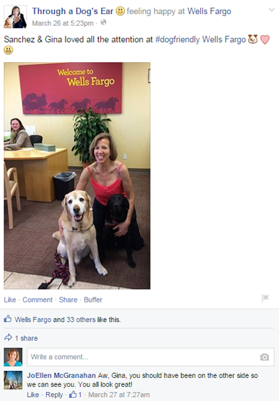 bir köpeğin kulağıyla facebook gönderisi