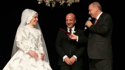 Başkan Erdoğan milletvekili Ali İhsan Arslan'ın nikah şahitliğini yaptı