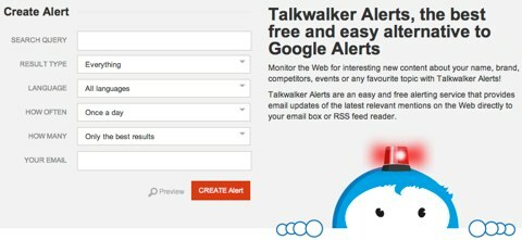 talkwalker uyarı sayfası