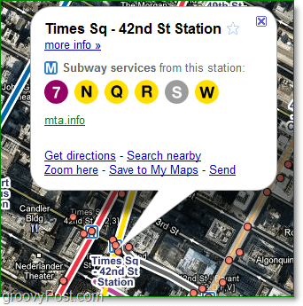 google maps size her istasyonda hangi servislerin mevcut olduğunu bile söyleyecektir