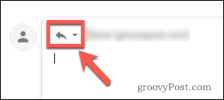 Gmail yanıt türü düğmesi