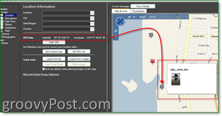 Microsoft Pro Fotoğraf Araçları GPS GEO için Meta Veri Ekle:: groovyPost.com