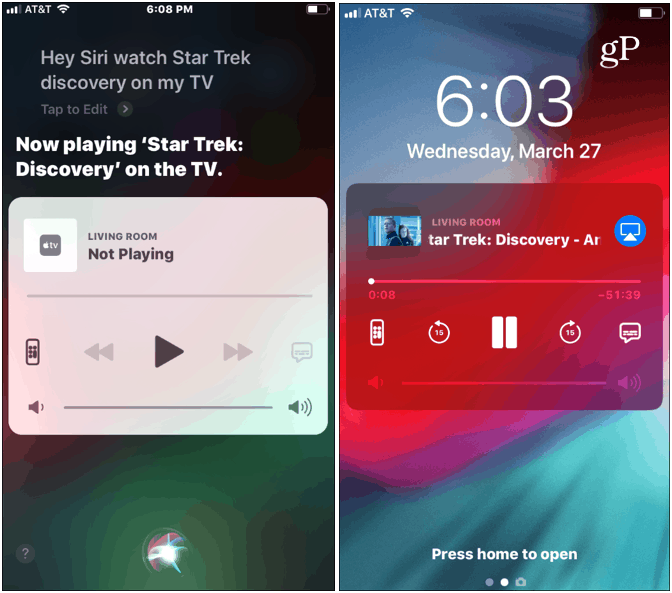 İPhone'dan Apple TV ile Siri'yi kullanma