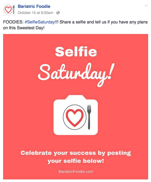 selfie cumartesi sosyal gönderi örneği
