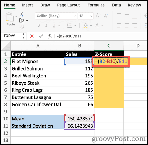 Excel'de Z-Skorunu Hesaplayın