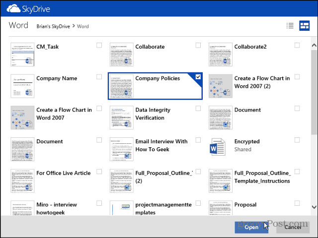 Outlook.com'da SkyDrive'dan Dosya Paylaşma