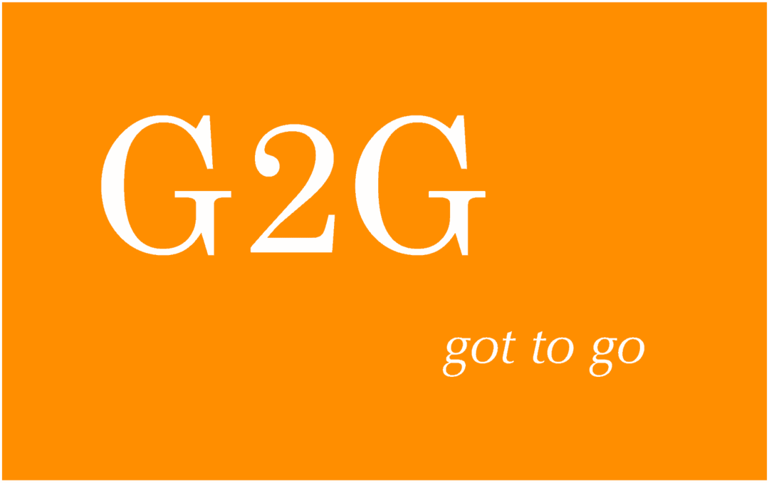 G2G anlamı