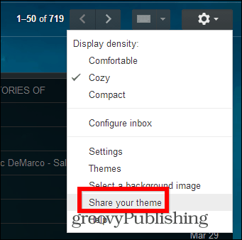 Gmail Özel Temalar temanızı paylaşıyor 2