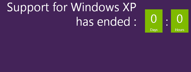 Microsoft XP Desteği Bitiyor
