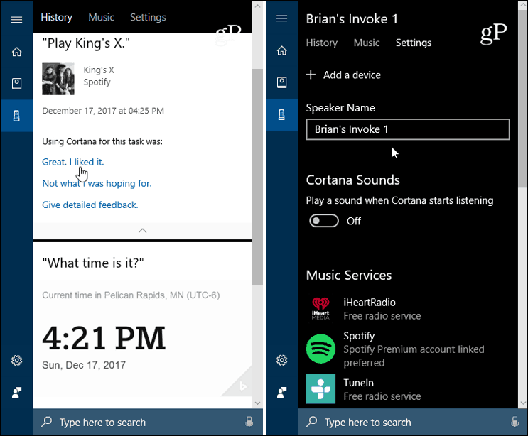 Cortana Windows 10 Çağırma Ayarları