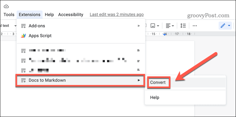 Dokümanlar'ı kullanarak HTML'yi Google Dokümanlar'da Markdown'a dönüştürün