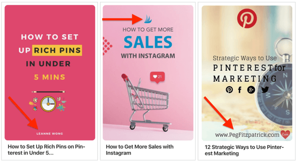 Pinterest pinlerinizi markalaştırmanın yollarına örnekler