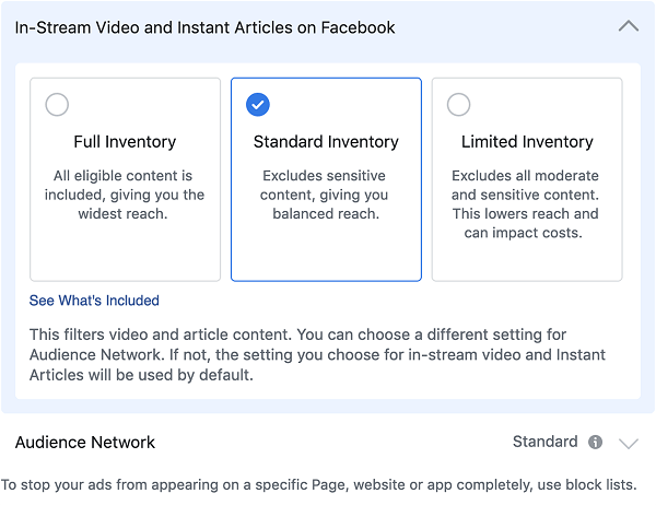 Facebook, reklamverenlerin marka güvenliği profillerini farklı medya türlerinde kontrol etmelerini kolaylaştıracak yeni bir envanter filtresi sundu.