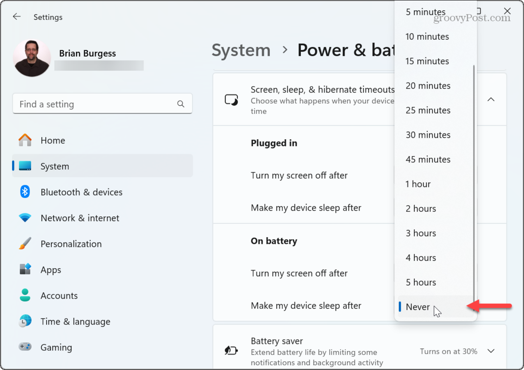 Windows 11 Bilgisayarınızın Uyumasını Durdurun