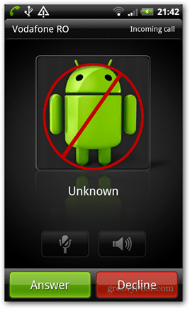 Android: Belirli Kişilerden Çağrıları Reddetme