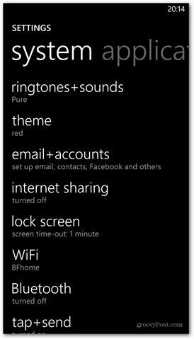 Windows Phone 8 kilit ekranı ayarlarını özelleştirme