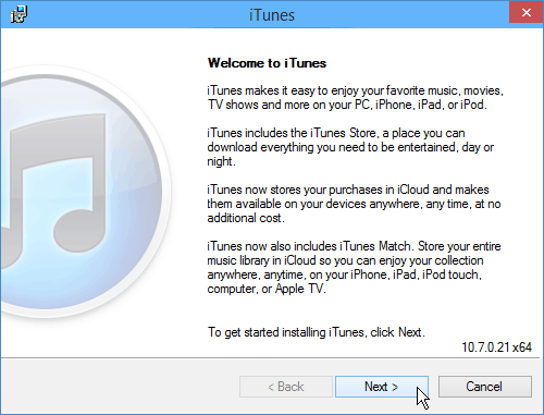 itunes 10'u yükle