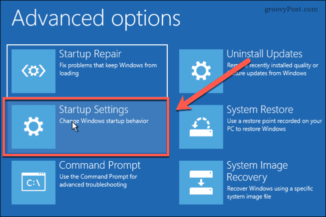 Windows 11 başlangıç ​​ayarları