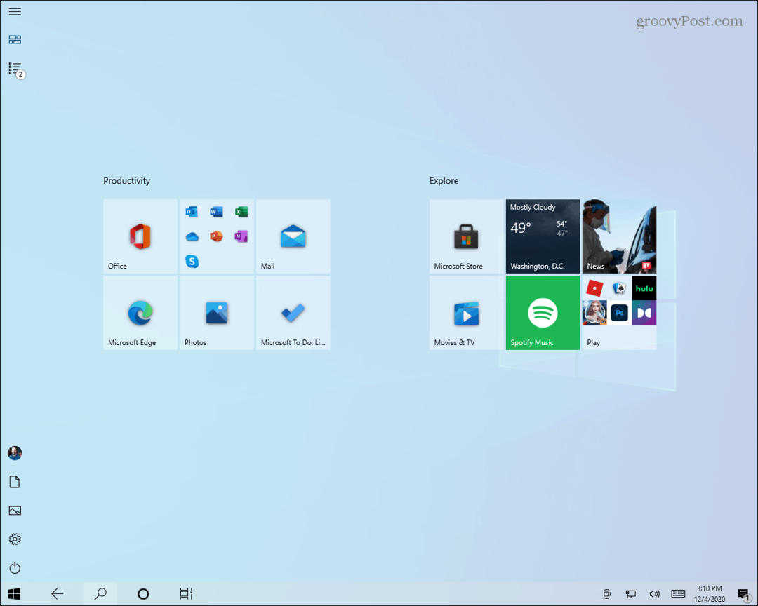 Windows 10'da Otomatik Tablet Modunu Durdurun