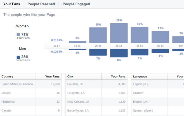 facebook analizleri kitle demografisi