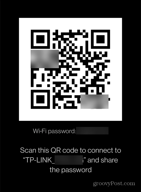 wi-fi şifresi qr kodu