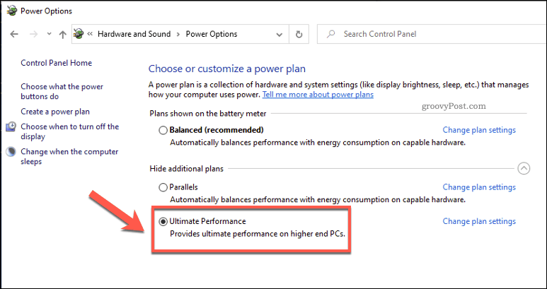 Windows 10'da Üstün Performans Modunu Etkinleştirin