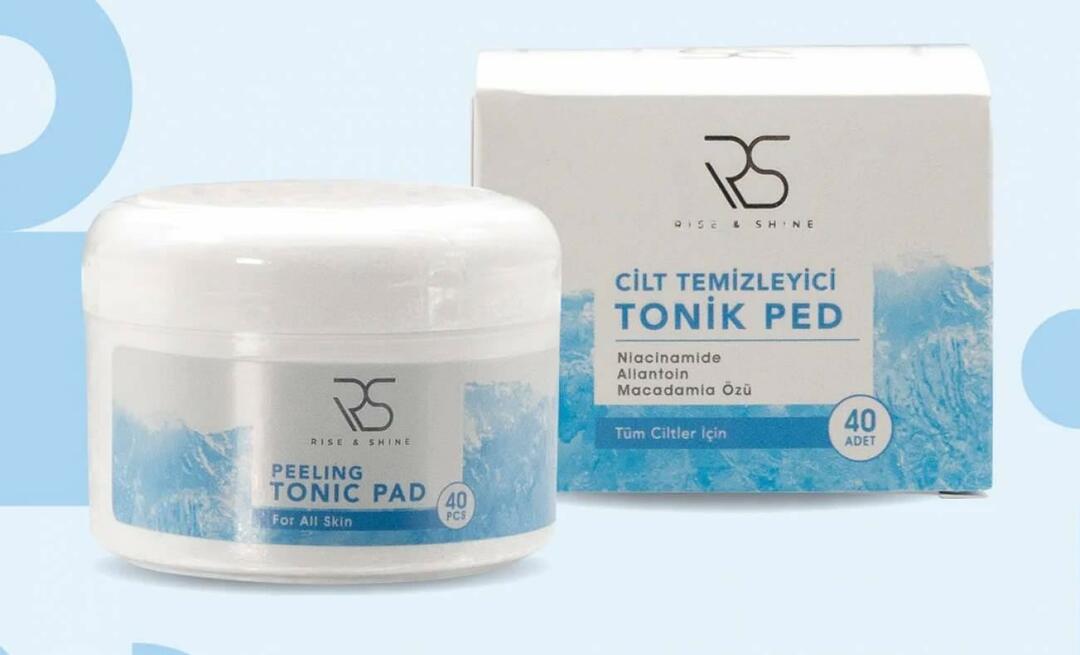 Rise and Shine Peeling Tonik Pad ne işe yarar ve nasıl kullanılır? 