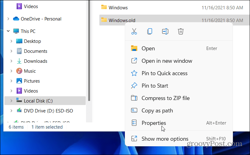  Windows eski klasör özellikleri