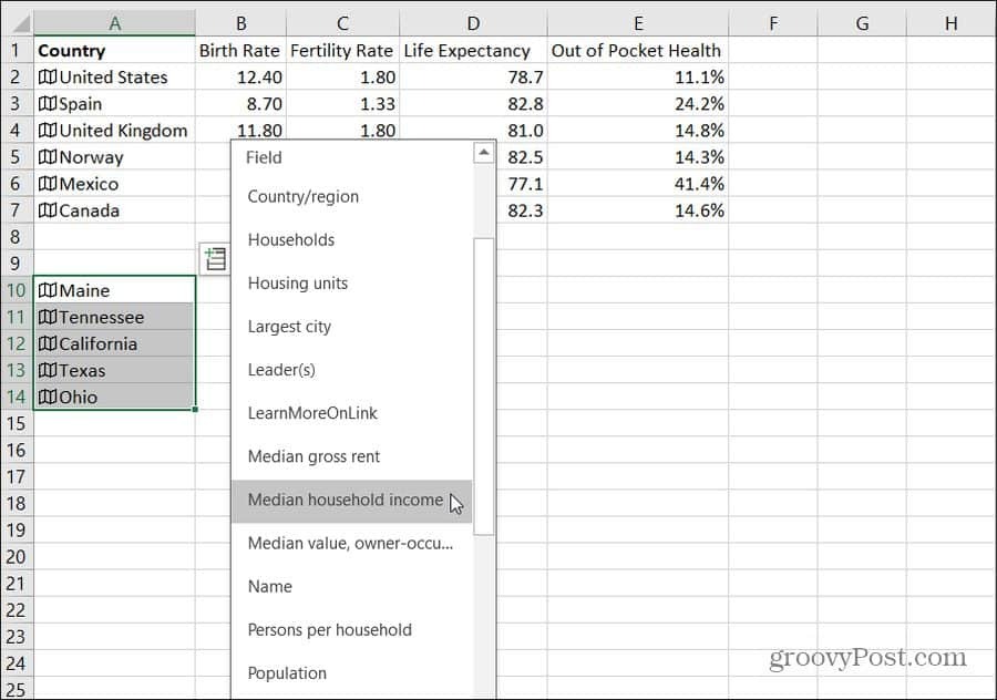 durum verilerini Excel'e aktarma