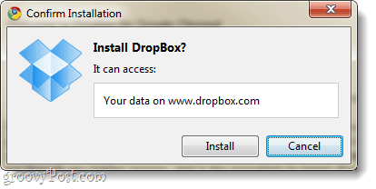 dropbox uzantısının erişmesi gerekiyor dropbox.com