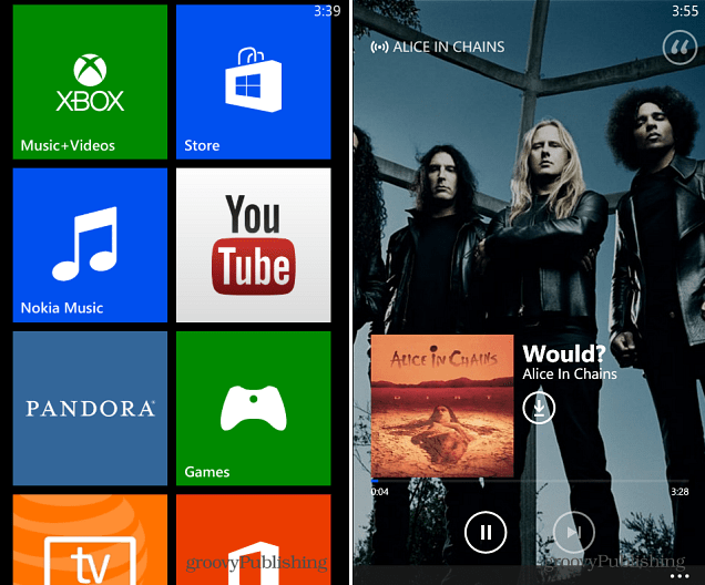 Windows Phone 8 Xbox Müzik