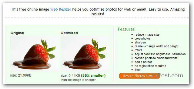 Görüntüleri Web Kullanımı İçin Kolayca En İyileştirme