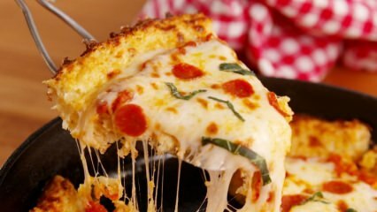 Hazır baklava yufkasıyla pizza nasıl yapılır? 