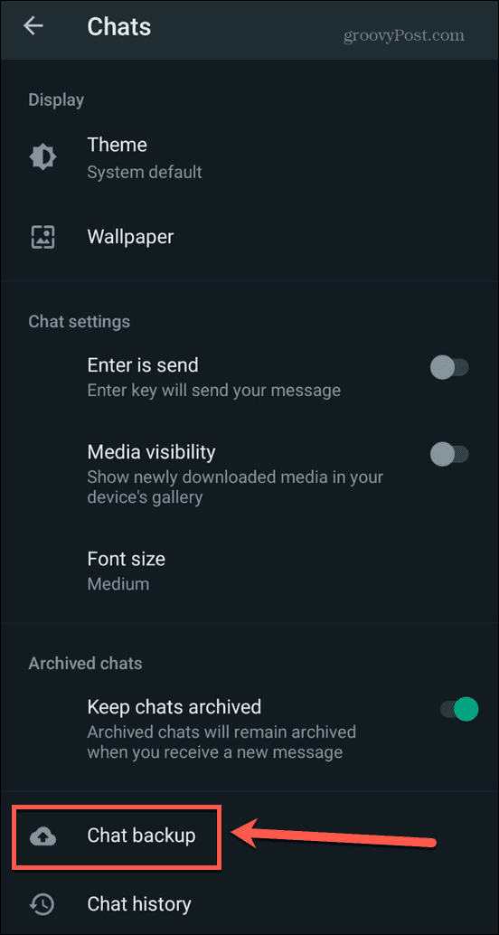 whatsapp sohbet yedeği