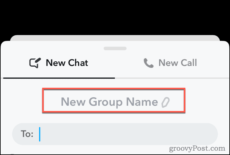 Snapchat'te Grup Adını Düzenle