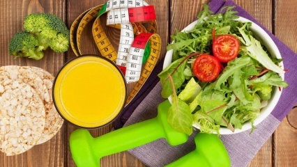 En kalıcı diyet listesi! Kesin kilo verdiren en sağlıklı diyet...