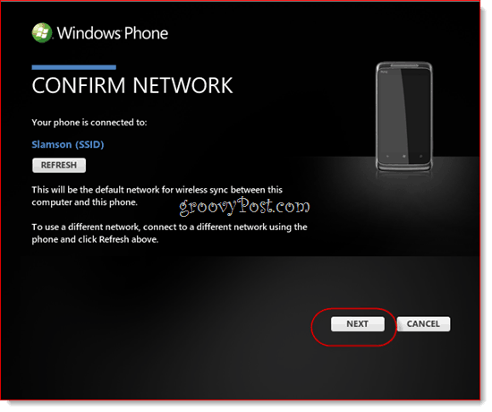 Zune ile Windows Phone 7 Kablosuz Senkronizasyonu